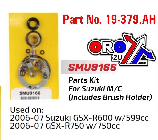 STARTER MOTOR REPAIR KIT, SUZUKI GSX-R600 750 SMU9166, ARROWHEAD