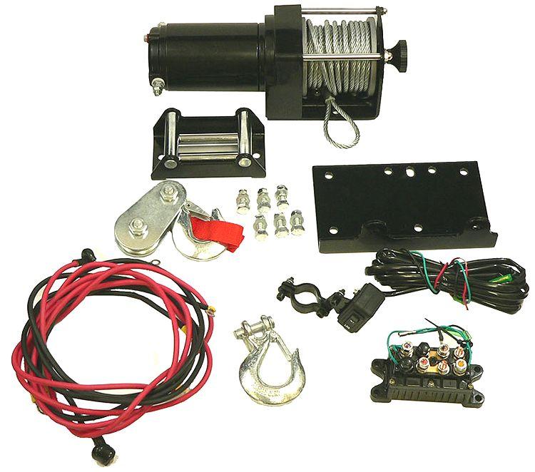 ATV WINCH, 12V, 2500LB RATING, ARROWHEAD WIN0013
