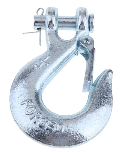 WINCH CABLE HOOK CLEVIS 1/4 6mm 6000LB 2700KG 2.7 TONNE