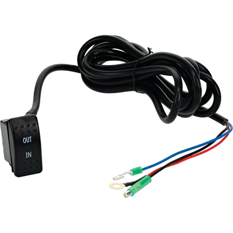 WINCH 12V IN DASH ROCKER SWITCH ATV/UTV, UNIVERSAL, ARROWHEAD 431-01035