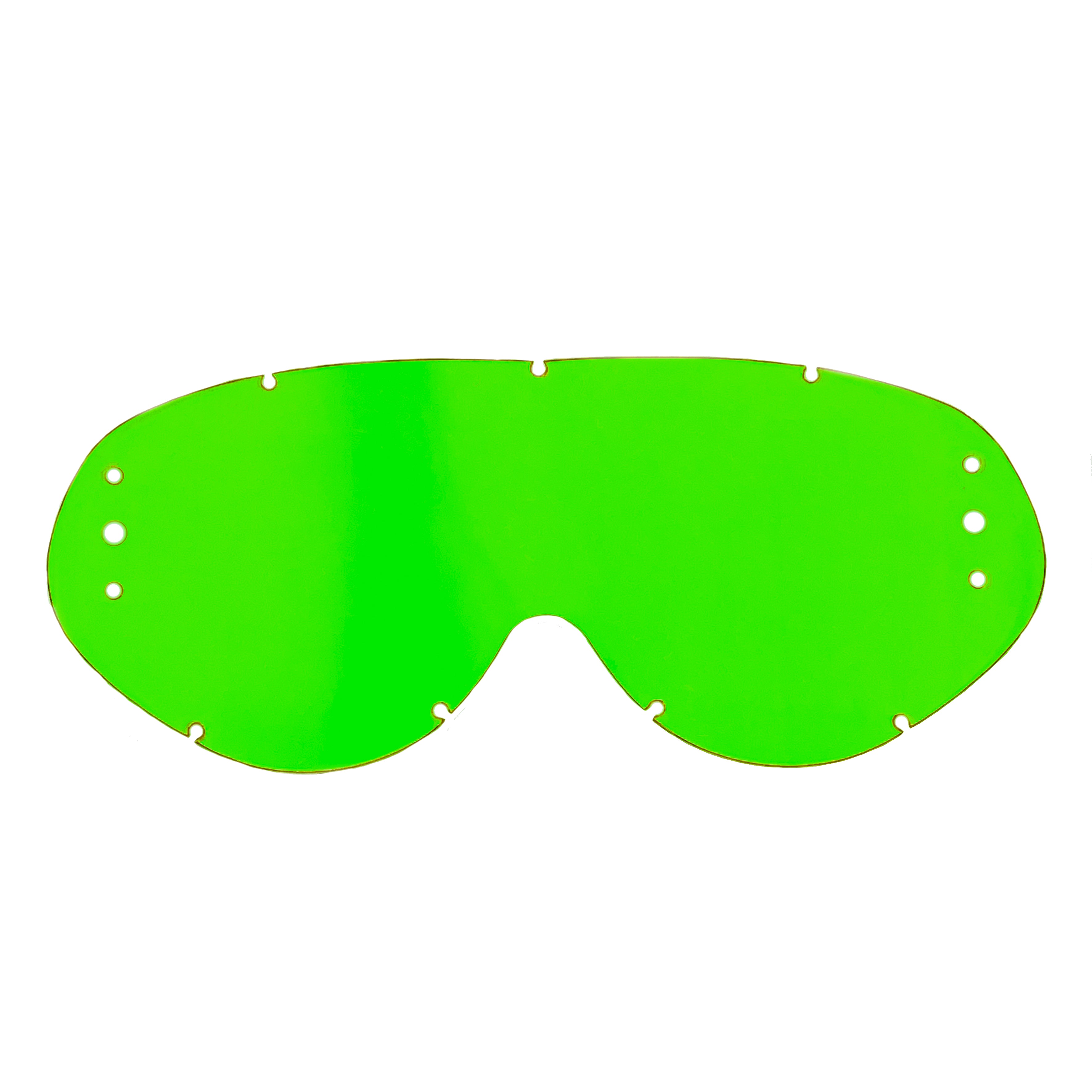 HYBRID ROLL OFF LENS GREEN, ANTI FOG, ANTI SCRATCH, LGR201