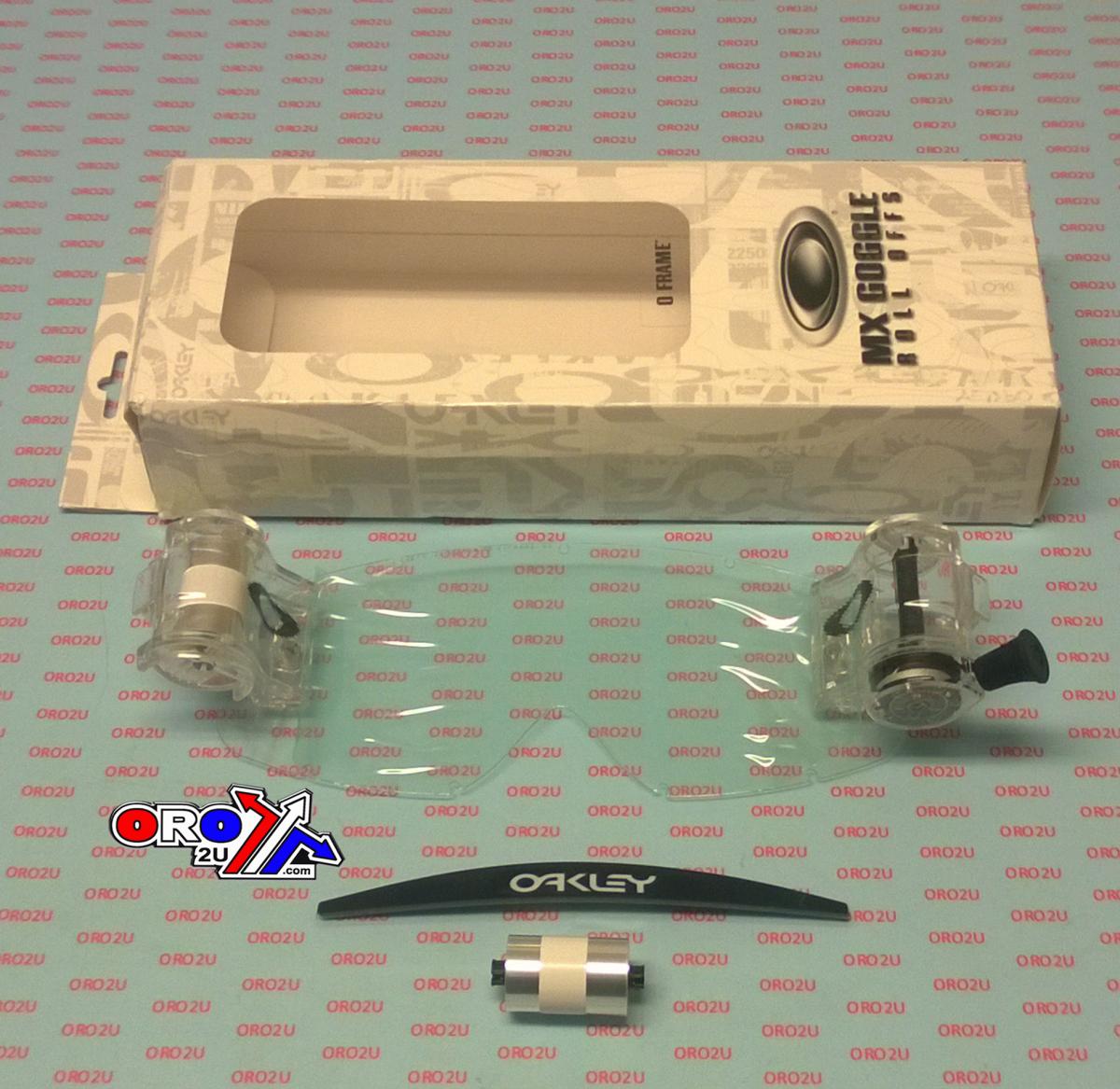 O-FRAME OAKLEY ROLL OFF KIT, OAKLEY 02069, GOGGLE, CLEAR LENS