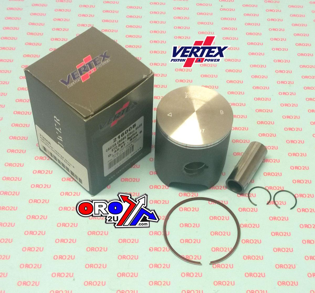 PISTON KIT VERTEX 56 D CAGIVA CROSS 125 84-88, VERTEX 21600D