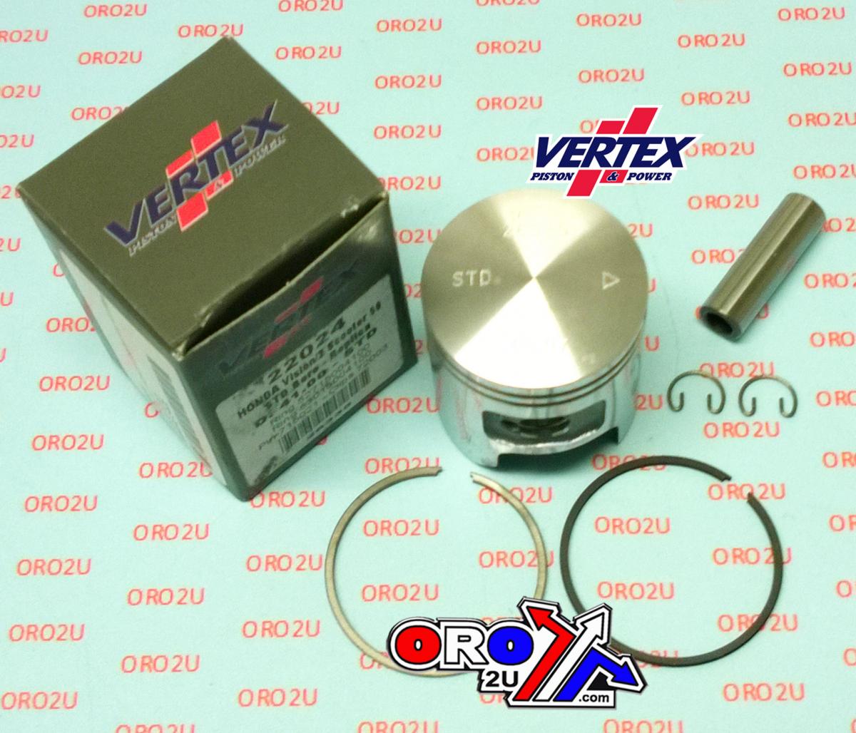 PISTON KIT HONDA VISION 50cc 42.25mm, VERTEX 22024125 PEUGEOT
