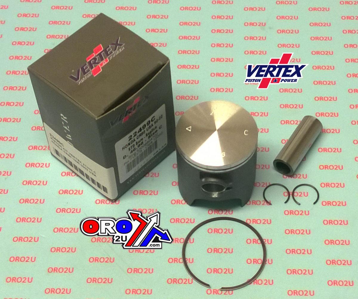 PISTON KIT VERTEX 47.0 D HONDA CR 80 86-02 USA, VERTEX 22499D