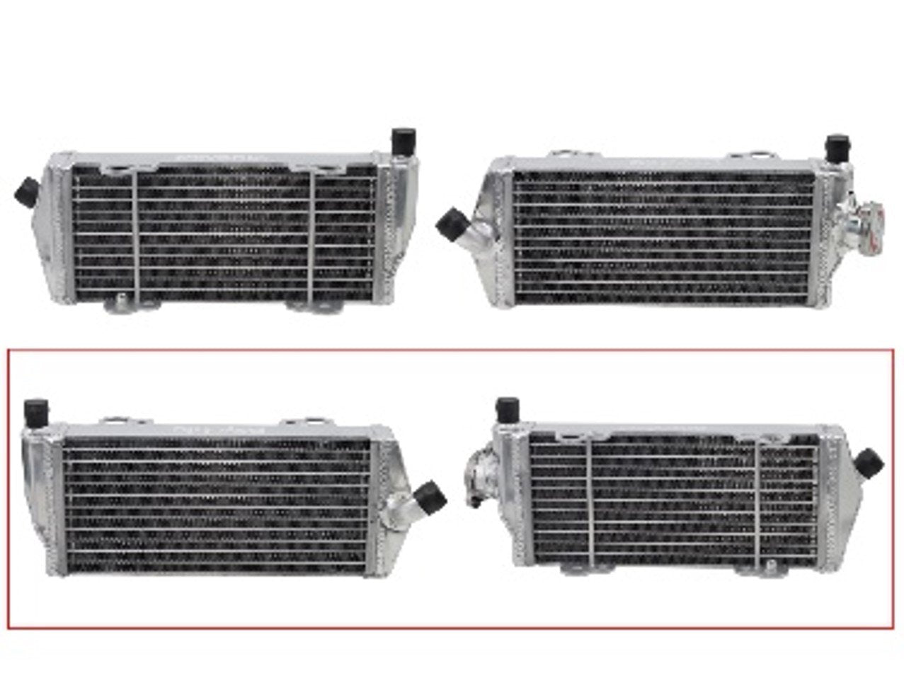 RADIATOR ALUMINIUM STANDARD CORE, YAMAHA YZ 65 2018-2024 XD-10126