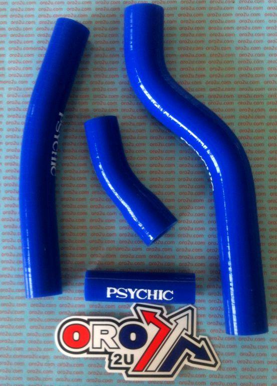 HOSE KIT/4 03-05 WRF450, SILICONE RADIATOR YAMAHA, PSYCHIC MX-10037 BLUE