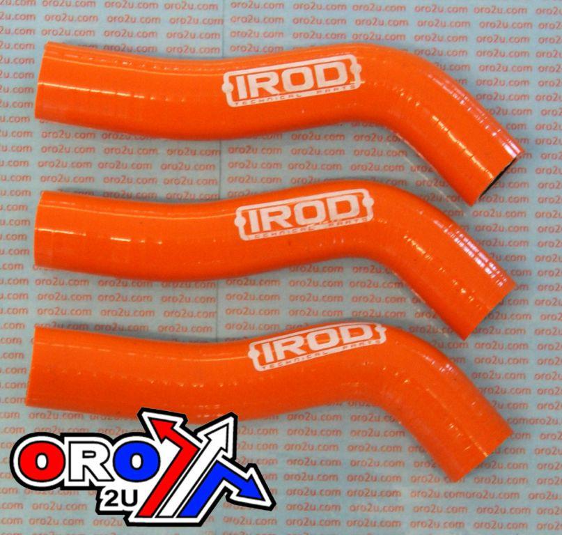HOSE KIT/3 SX-F250 07-12 KTM, SILICONE RADIATOR ORANGE, IROD 010040