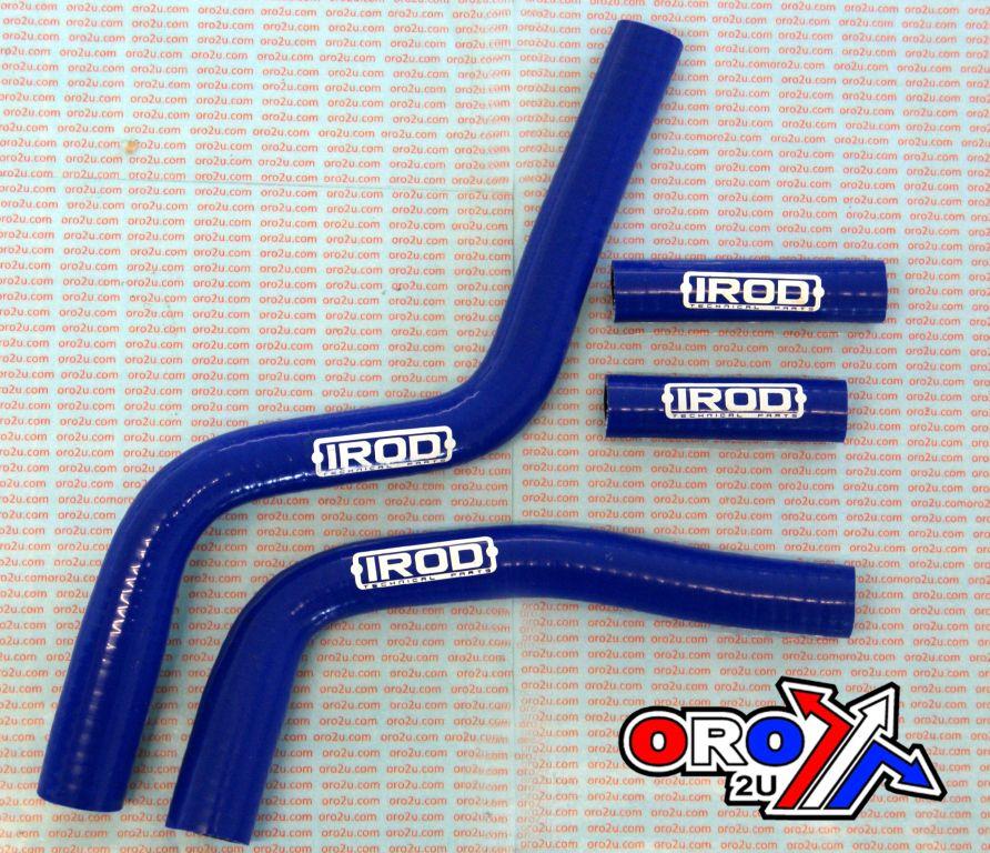 HOSE KIT/4 03-20 YZ125 BLUE, SILICONE RADIATOR YAMAHA, IROD 010046