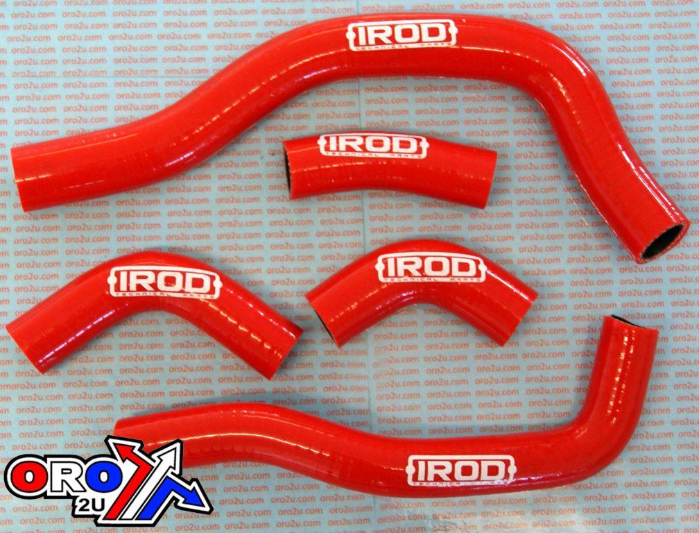 HOSE KIT/5 2005 CRF450R HONDA, SILICONE RADIATOR RED, IROD 010008