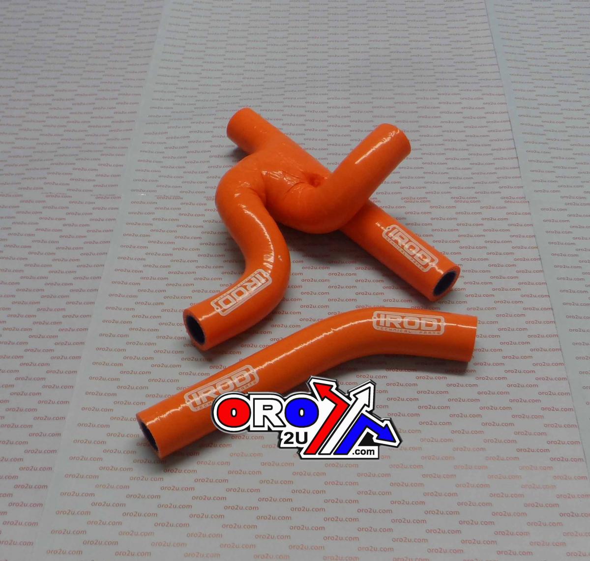 HOSE KIT KTM EXC125 2008-11, SILICONE RADIATOR ORANGE, IROD 010074