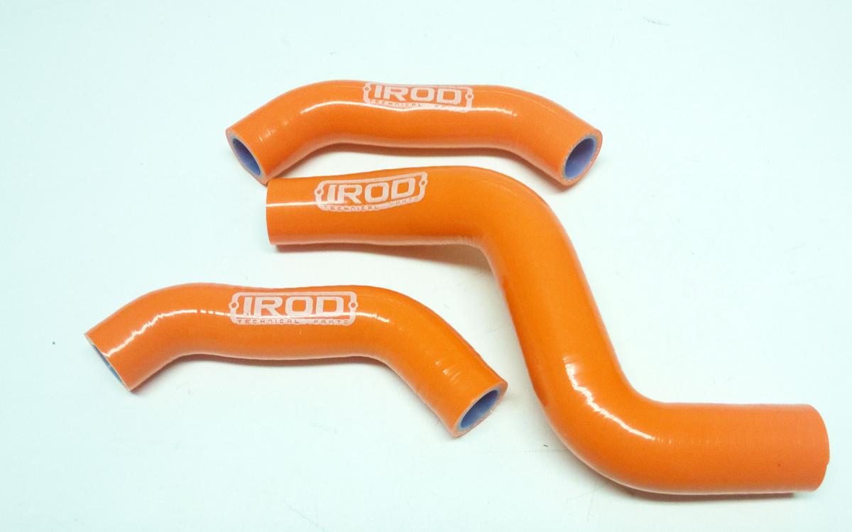 HOSE KIT KTM SXF 450 19-20, SILICONE RADIATOR ORANGE 010127, IROD