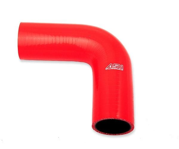 SILICONE HOSE 22MM 90 BEND, RED, UNIVERSAL AIR, WATER, INTAKE