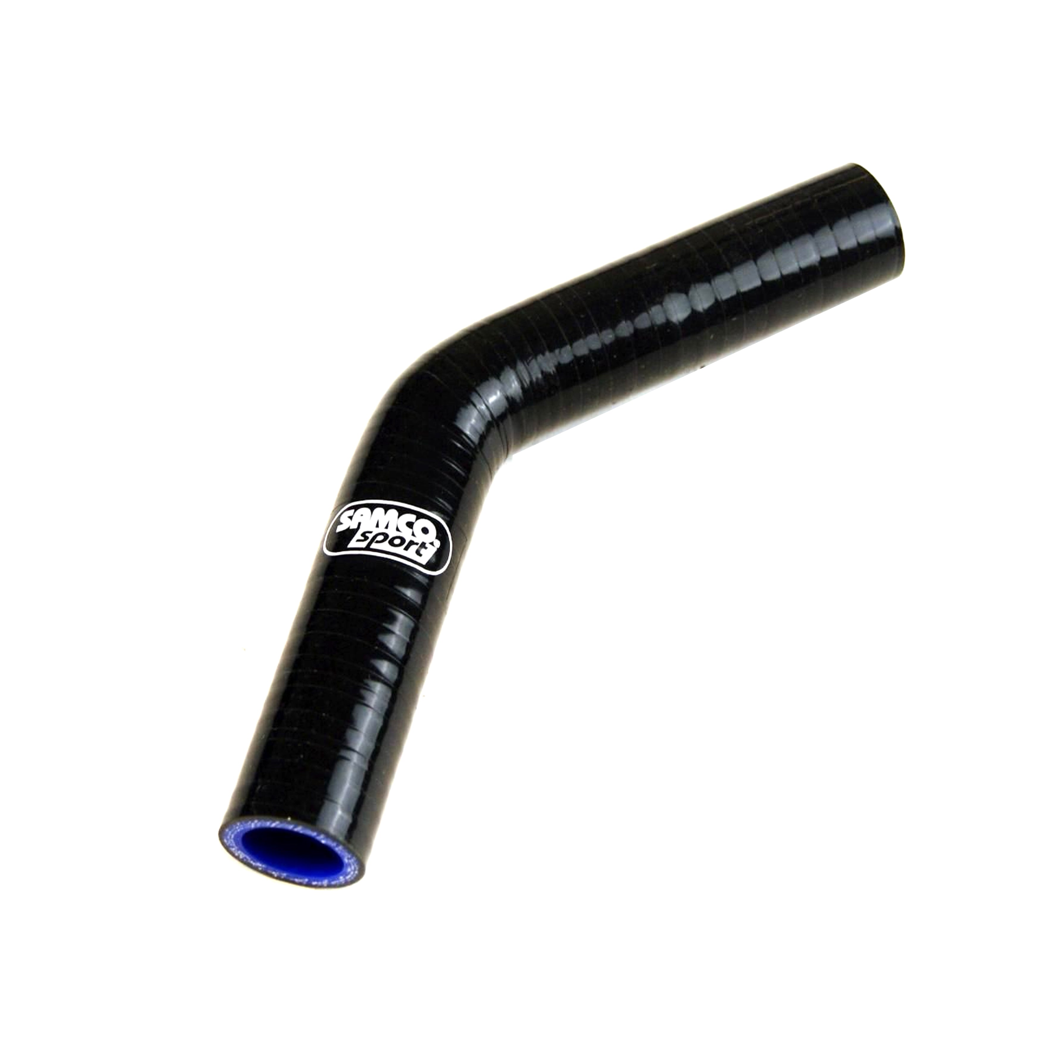 SILICONE HOSE 19MM 45 BEND, BLACK, UNIVERSAL AIR, WATER, INTAKE