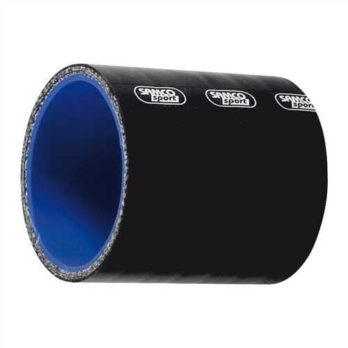 SILICONE HOSE COUPLING 9.5MM, BLACK, UNIVERSAL JOINER AIR, WATER, INTAKE