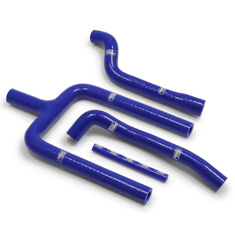 SAMCO HOSE KIT GASGAS THERMOSTAT BYPASS, 4 PIECE KIT, BLUE, GAS-9-BU