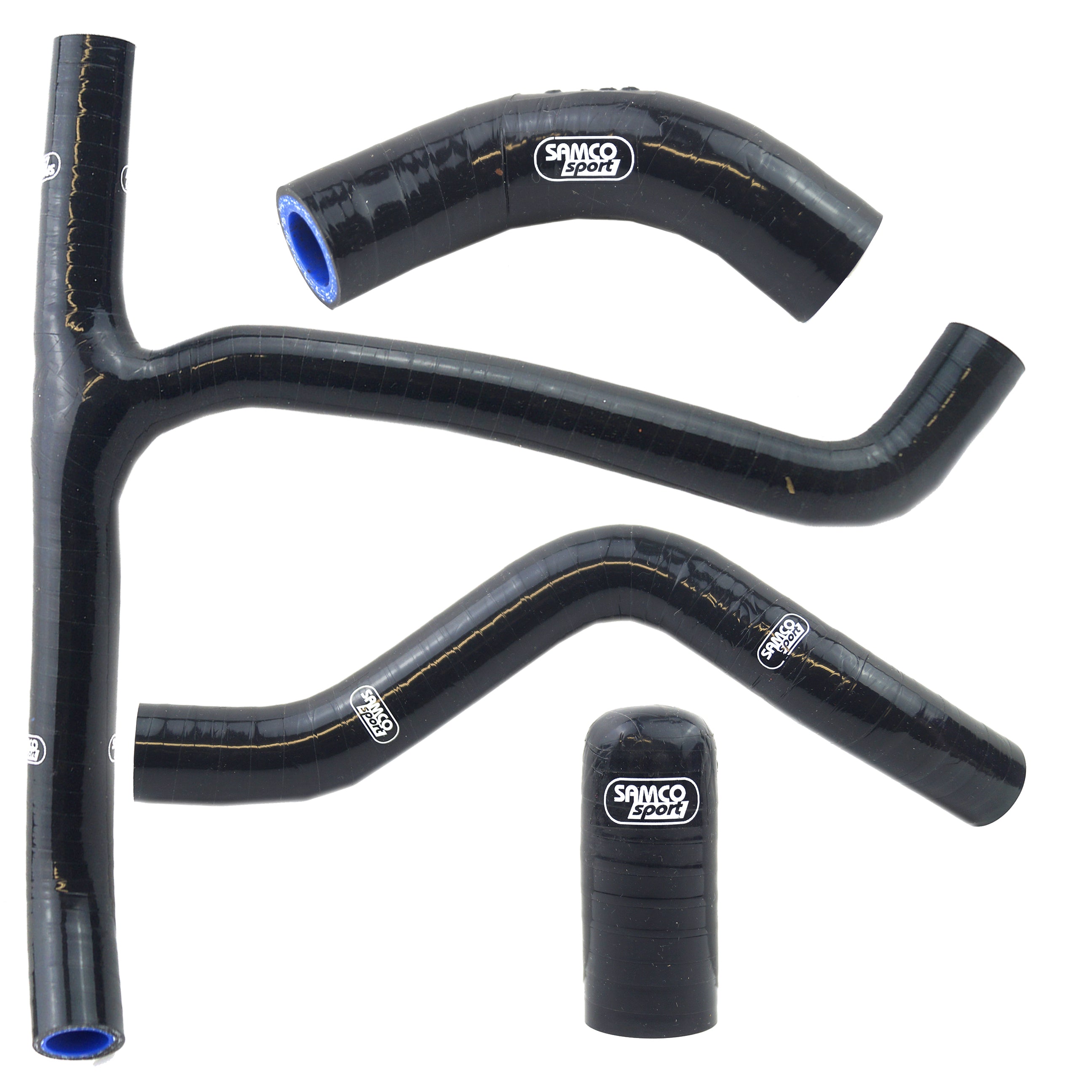 Honda CRF 250 R (Factory Re-Routing Hose Kit) 2018 - 2021 4 Piece Samco Sport Silicone Radiator Coolant Hose Kit