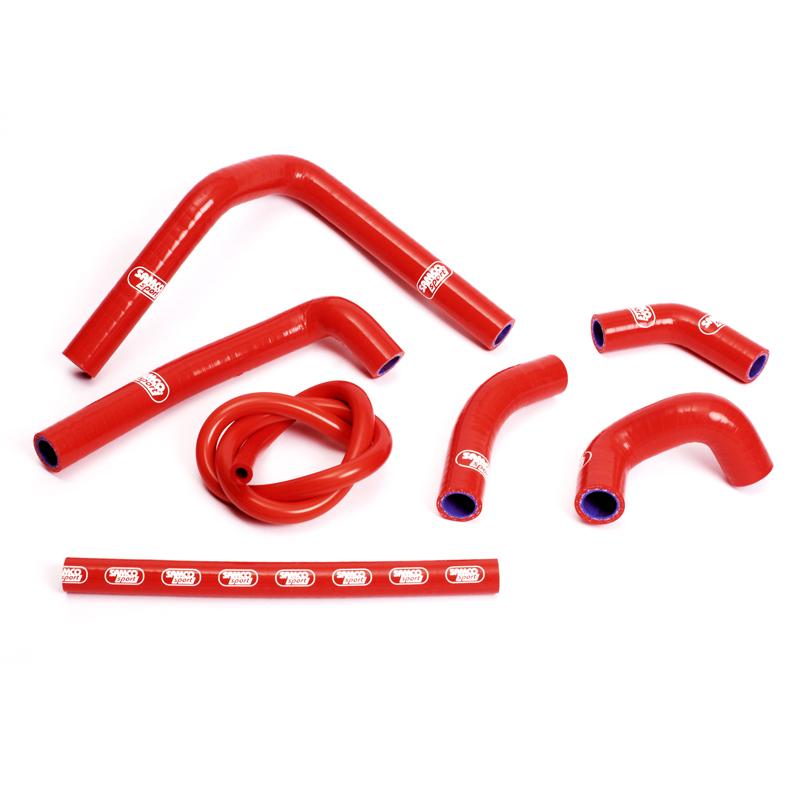 SAMCO HOSE KIT HONDA, 7 PIECE KIT, RED, HON-17 RD