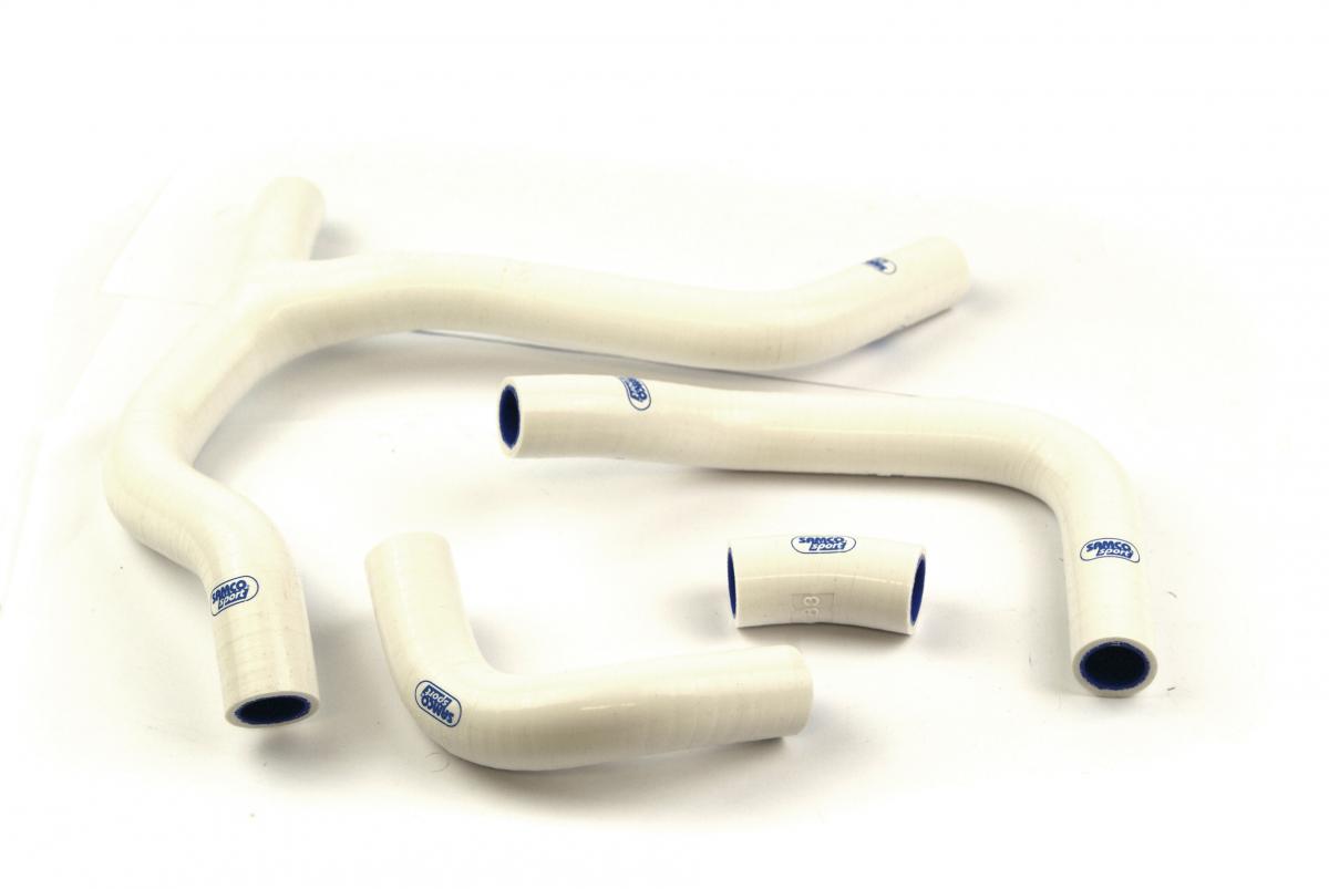 SAMCO HOSE KIT HONDA RACE DESIGN, 4 PIECE KIT, WHITE, HON-83 WH