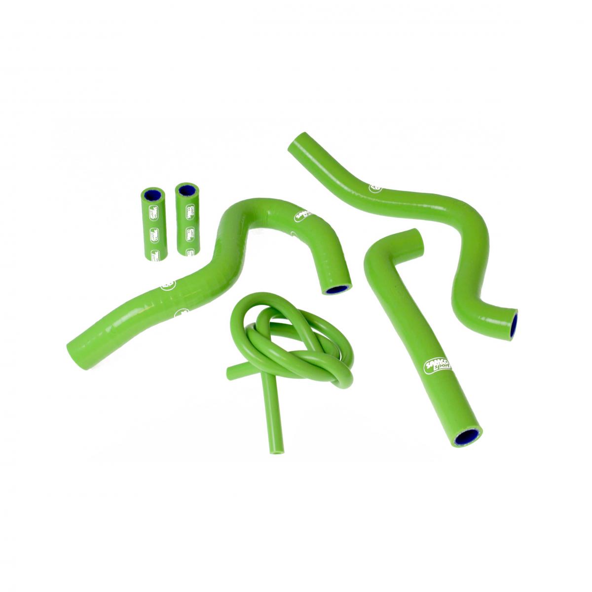 SAMCO HOSE KIT KAWASAKI, 6 PIECE KIT, GREEN, KAW-27 GN