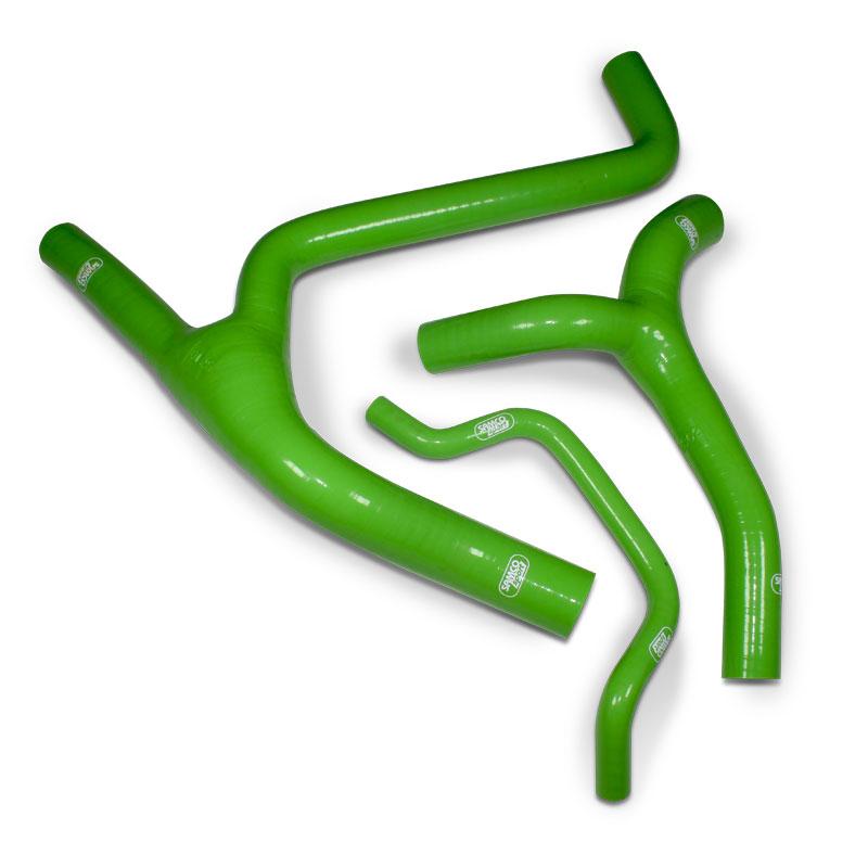 SAMCO HOSE KIT KAWASAKI KX 450, 3 PIECE KIT, GREEN, KAW-41-GN