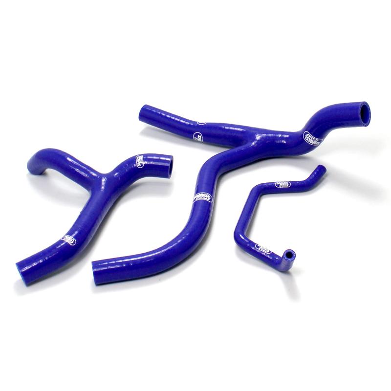 SAMCO HOSE KIT KAWASAKI Y DESIGN, 3 PIECE KIT, BLUE, KAW-50 BL
