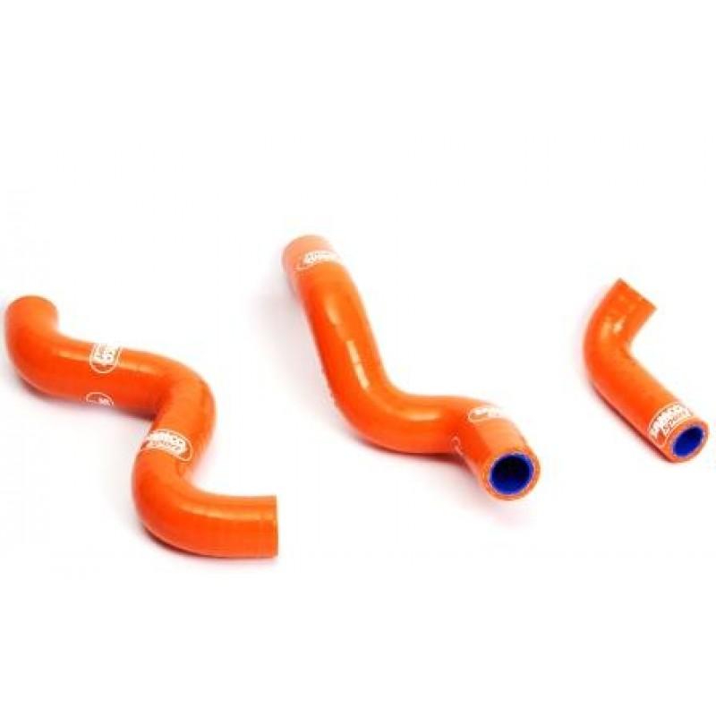SAMCO HOSE KIT KTM, 3 PIECE KIT, ORANGE, KTM-10 OR