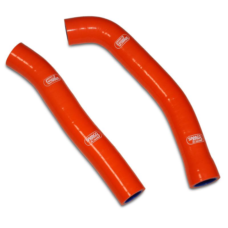 SAMCO HOSE KIT KTM, 2 PIECE KIT, ORANGE, KTM-100 OR