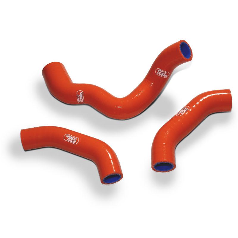 SAMCO HOSE KIT KTM Thermostat Bypass, 3 PIECE KIT, ORANGE, KTM-118 OR