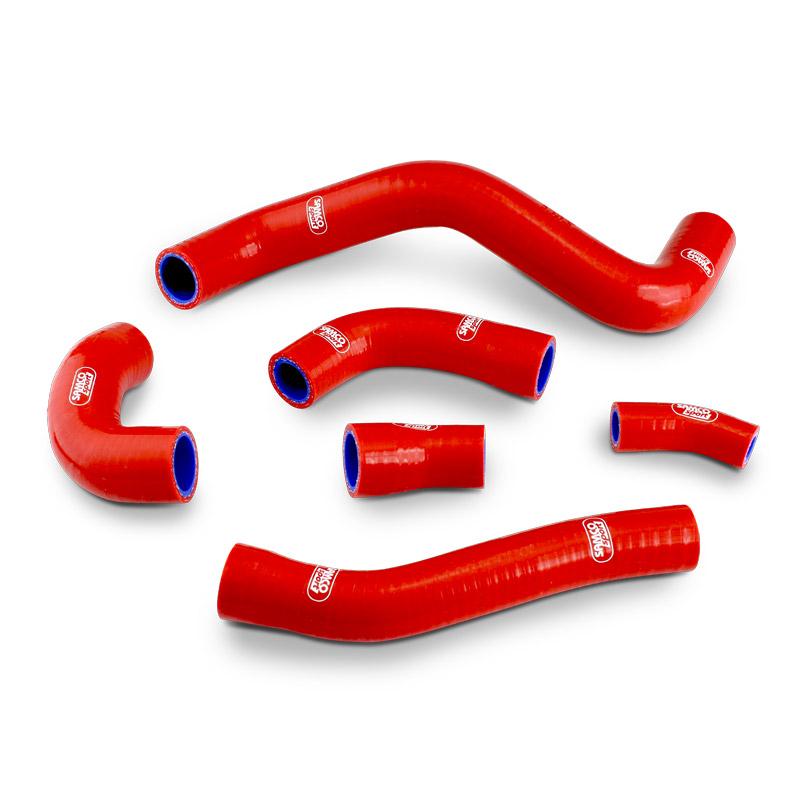 SAMCO HOSE KIT GASGAS OEM DESIGN, 6 PIECE KIT, RED, KTM-125 RD