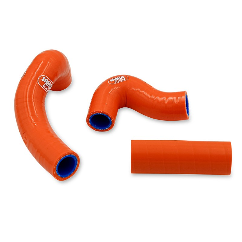SAMCO HOSE KIT KTM SX TC MC 65 OEM STYLE, 3 PIECE KIT, ORANGE, KTM-137-OR