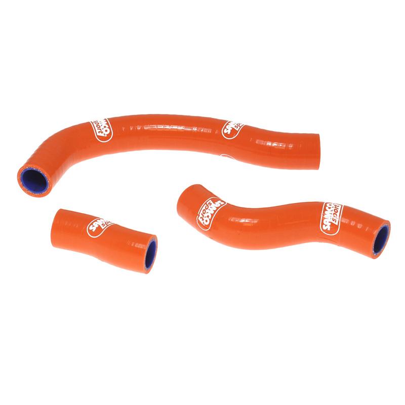 SAMCO HOSE KIT KTM, 3 PIECE KIT, ORANGE, KTM-40 OR