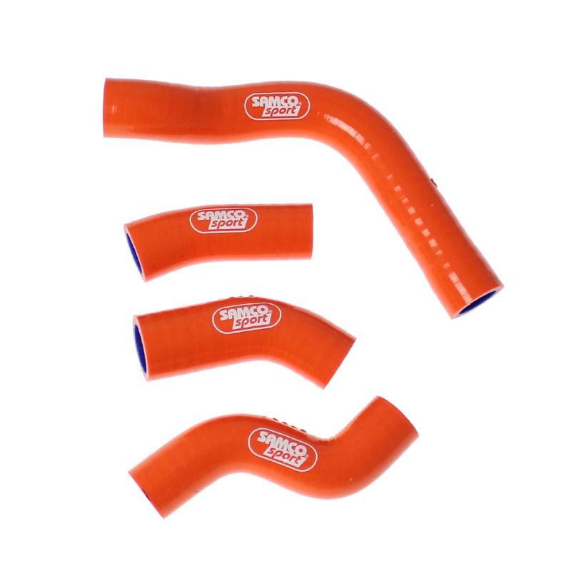 SAMCO HOSE KIT KTM OEM Design, 4 PIECE KIT, ORANGE, KTM-57 OR