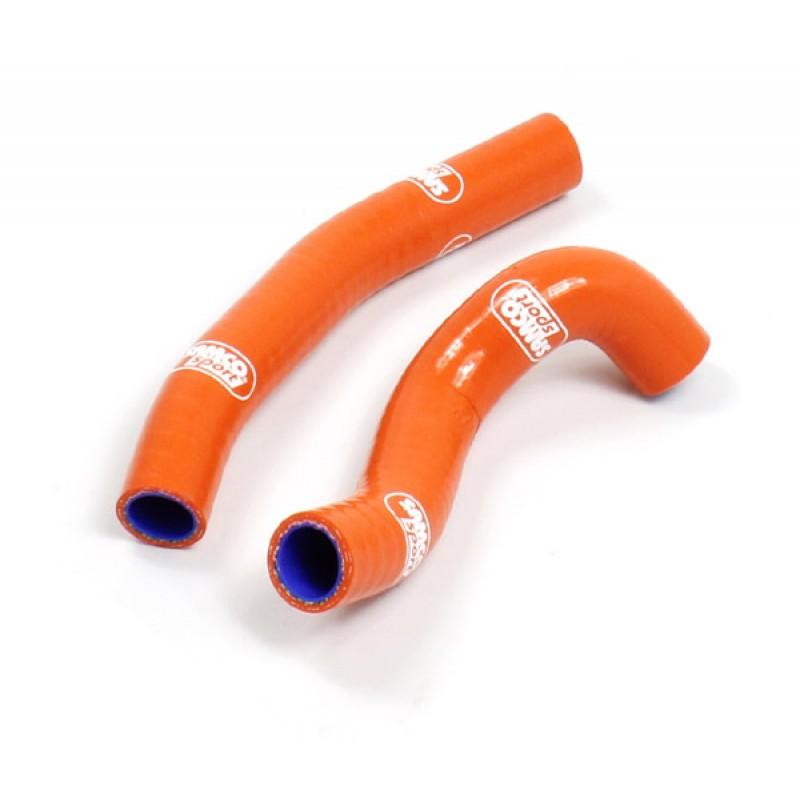 SAMCO HOSE KIT KTM, 2 PIECE KIT, ORANGE, KTM-67 OR