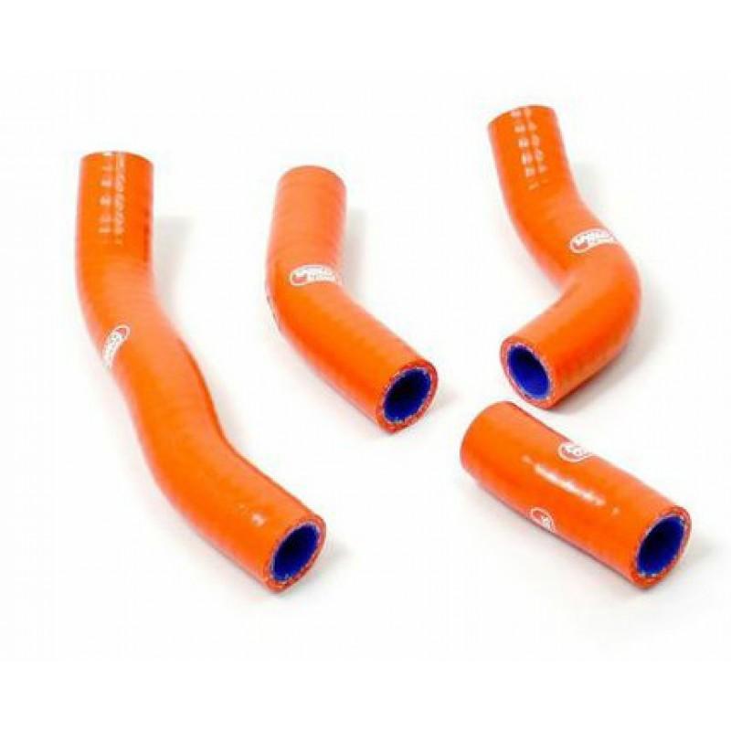 SAMCO HOSE KIT KTM, 4 PIECE KIT, ORANGE, KTM-69 OR