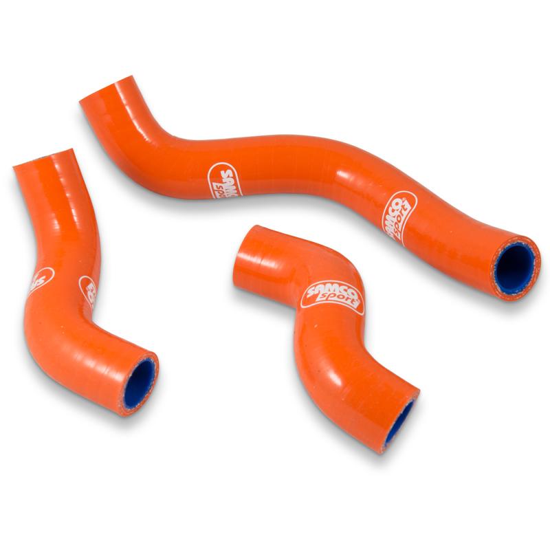 SAMCO HOSE KIT KTM, 3 PIECE KIT, ORANGE, KTM-78 OR