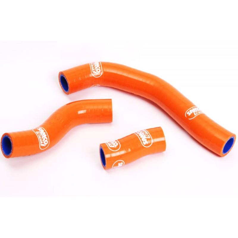 SAMCO HOSE KIT KTM, 3 PIECE KIT, ORANGE, KTM-8 OR