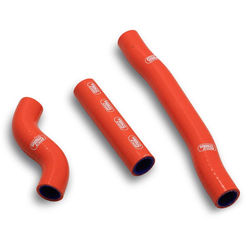 SAMCO HOSE KIT KTM, 3 PIECE KIT, ORANGE, KTM-88 OR