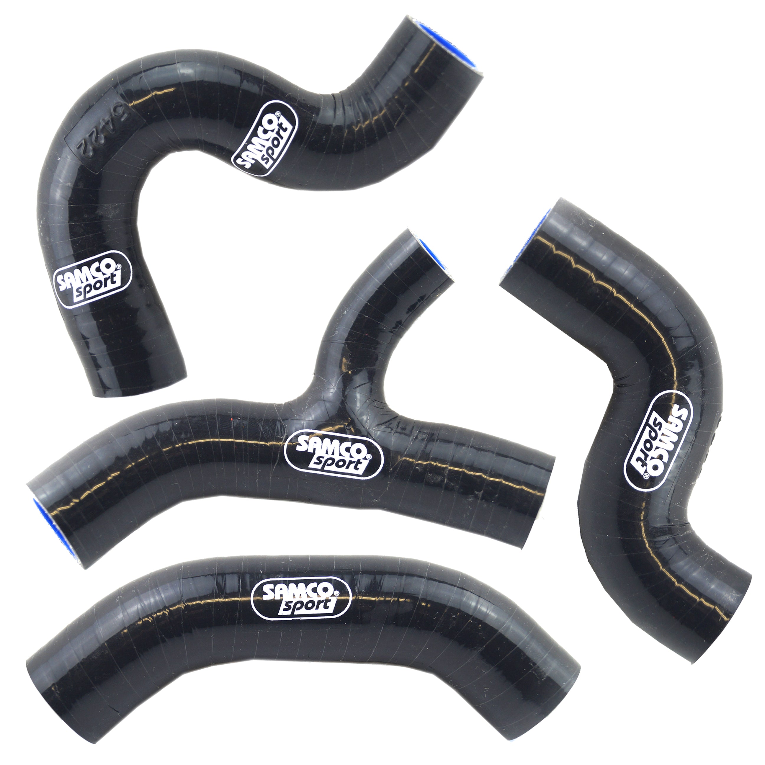 Husqvarna FE 450 2017 - 2019 4 Piece OEM Replacement Samco Sport Silicone Radiator Coolant Hose Kit