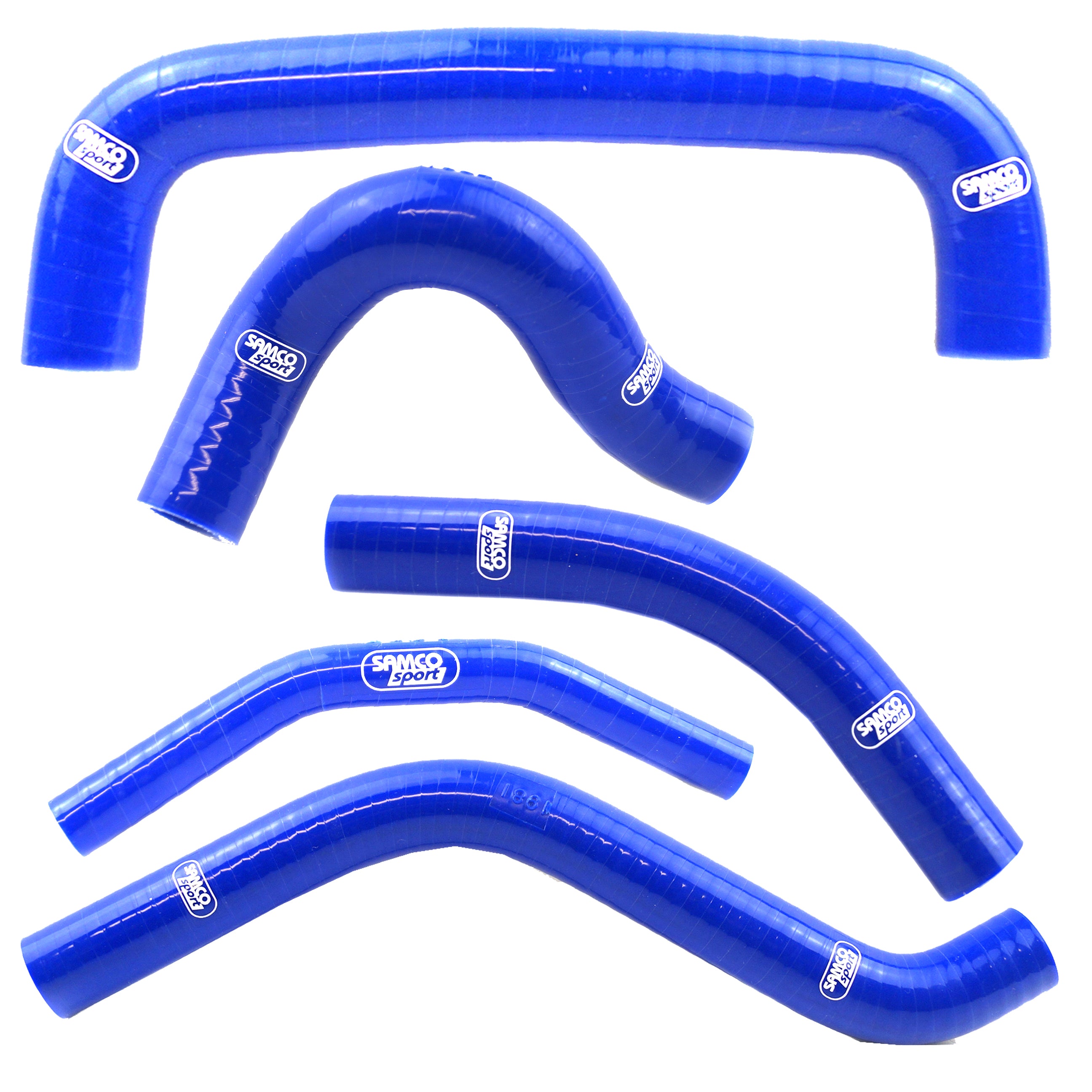 Suzuki RM Z 450 2004 - 2005 5 Piece Samco Sport Silicone Radiator Coolant Hose Kit