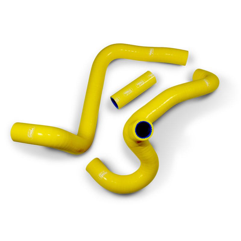 SAMCO HOSE KIT SUZUKI Y' Piece Race Design, 3 PIECE KIT, YELLOW, SUZ-62 YE