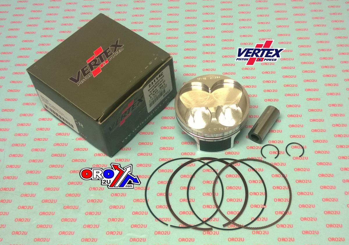 PISTON KIT VERTEX 78.0 C HONDA CRF 250 R/X 04-17, VERTEX 23113C HC COMPR 13,4:1