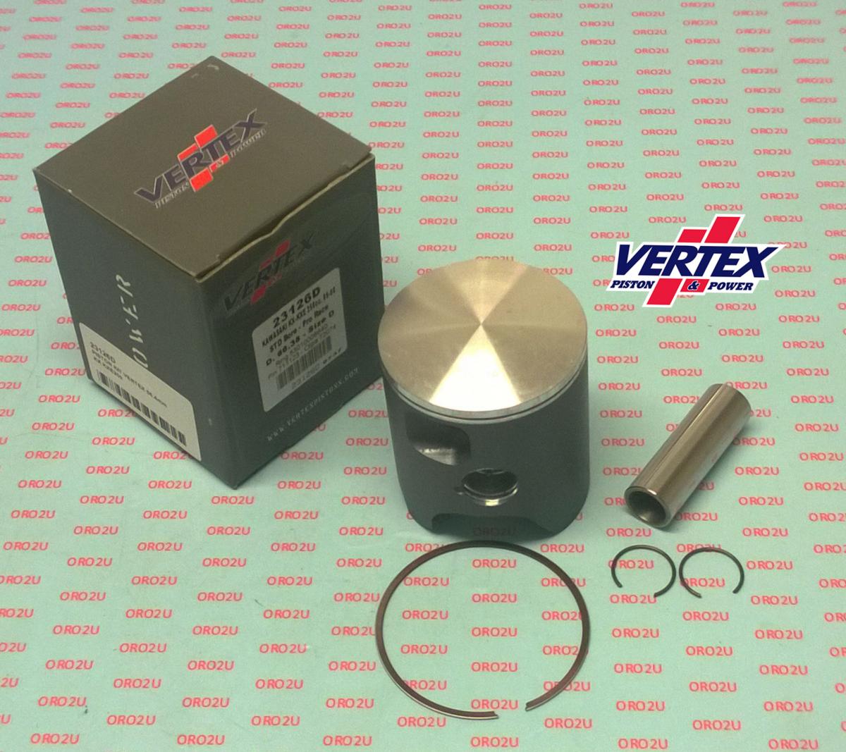 PISTON KIT VERTEX 66.4 B KAW KX/KXE 250 05-08 PRO RACE, VERTEX 23126B