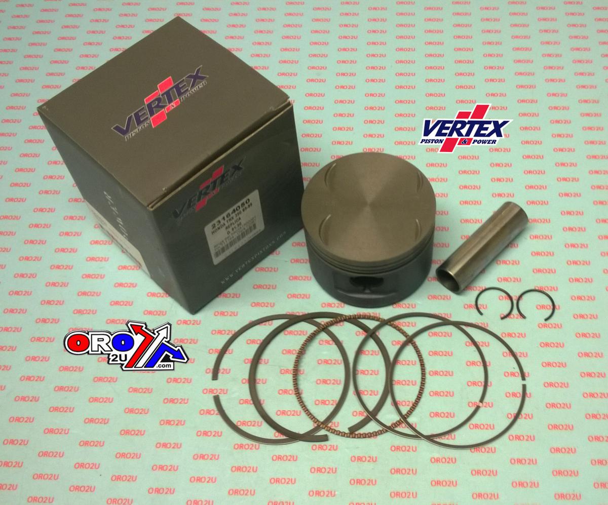PISTON KIT VERTEX 81.5 HONDA TRX 350 85-89, VERTEX 23164050 OS +0.50