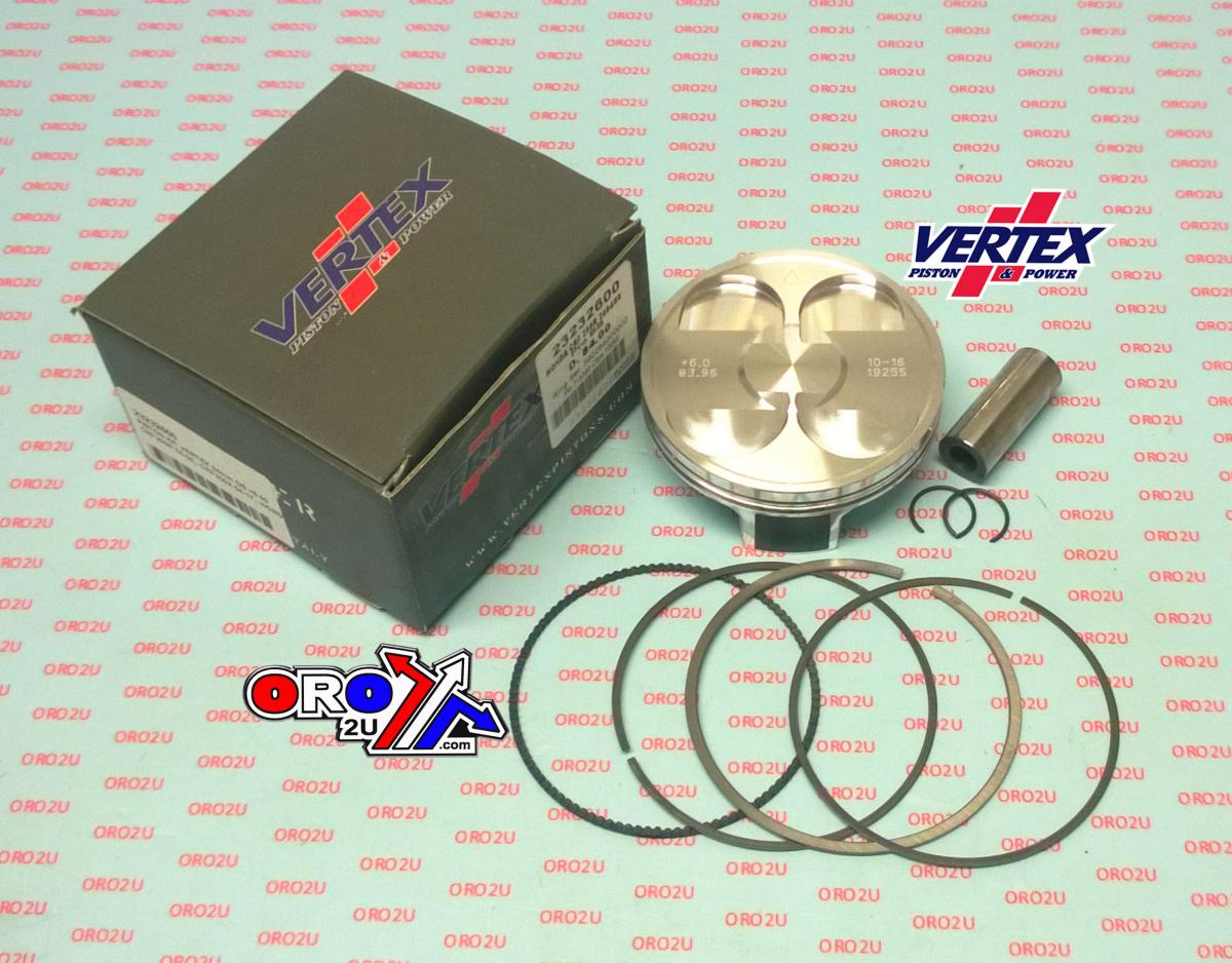 PISTON KIT VERTEX 88.0 HONDA EX/TRX 400 99-07, VERTEX 23234300 OS +3.00 COMPR 10,0:1