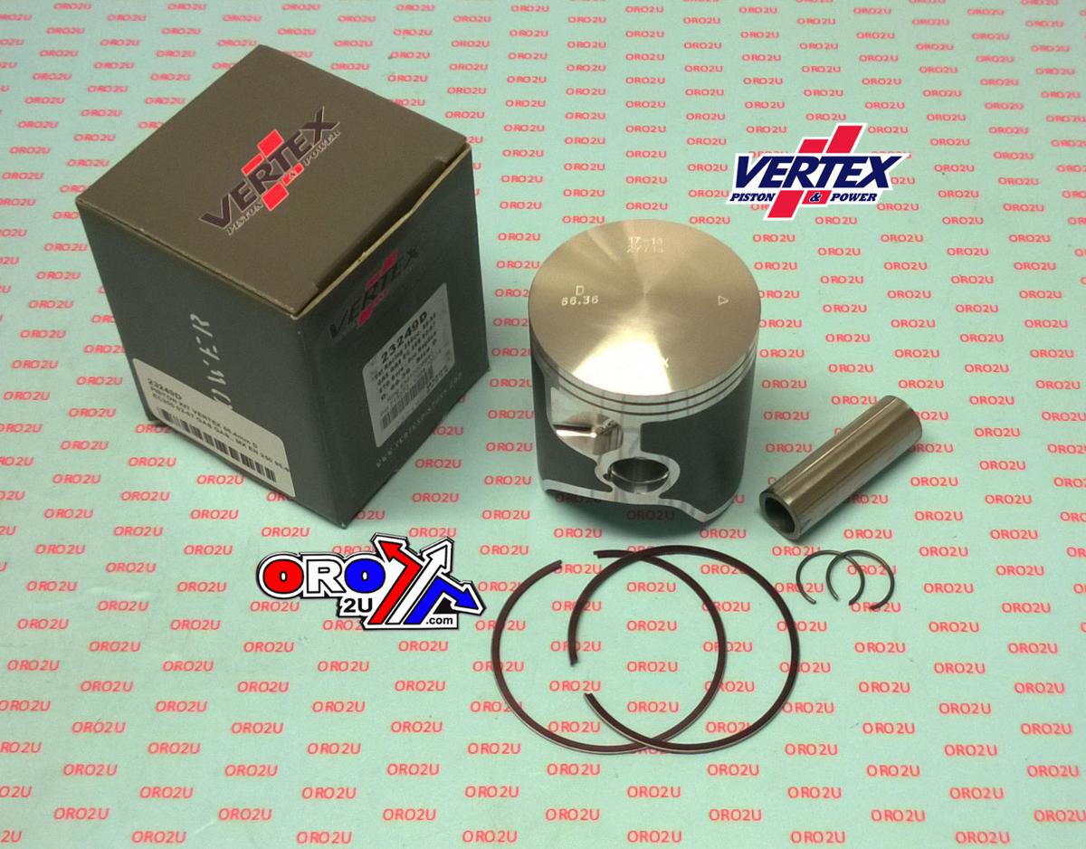 PISTON KIT VERTEX 66.4 D GAS GAS EC 250 95-21, VERTEX 23249D TM RACING MX/EN RIEJU MR 250