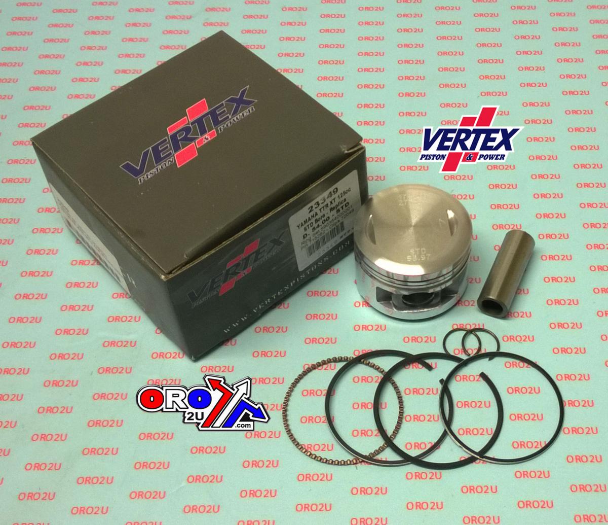 PISTON KIT VERTEX 54.00 BETA RR 125 06-12, VERTEX 23349 FANTIC 125 CABELLERO