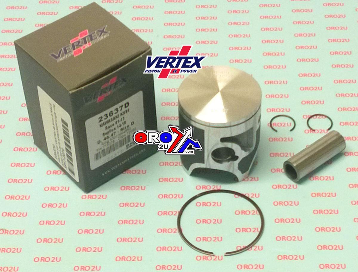 PISTON KIT VERTEX 48.5 A KAWASAKI KX 85 01-22, VERTEX 23637A RACE SINGLE RING