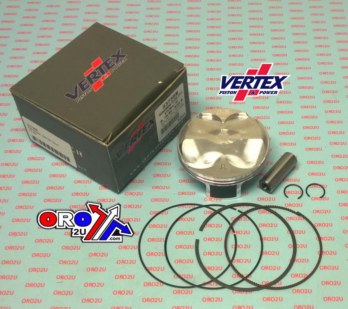 PISTON KIT VERTEX 79.0 C HC HUSKY TC/TE 250 12-13, VERTEX 23758C HUSQVARNA/HUSABERG COMPR 14,1:1