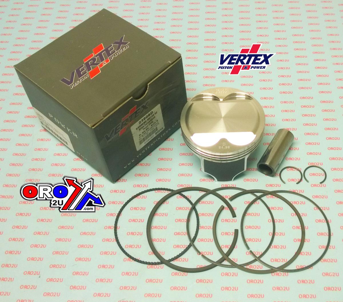 PISTON KIT VERTEX 85.0 B HC KAWASAKI KFX 750 05-14, VERTEX 23909B BRUTE FORCE/TERIC HC COMPR 11,5:1